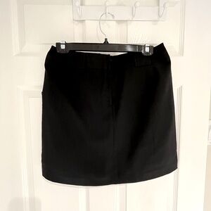 Skorts Black A-Line size 9
 waist 15 1/2”  length 16 1/2”
Zipper back 
Like you